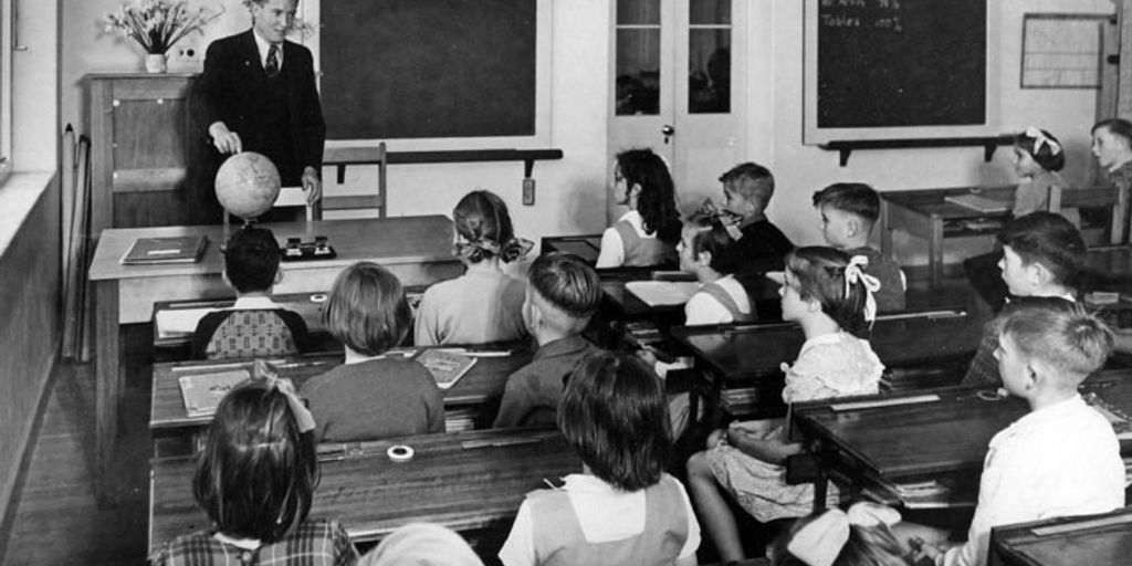 teacher in classroom